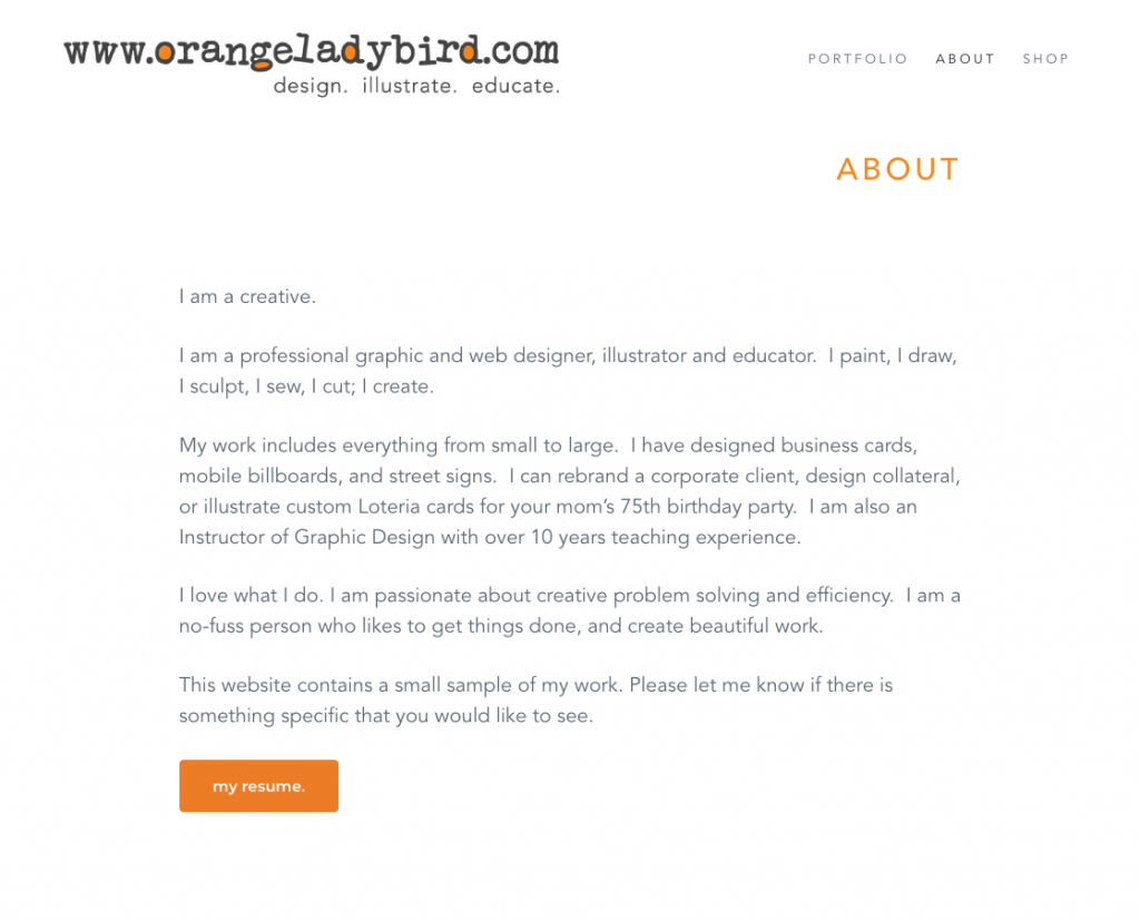 Wordpress orangeladybird